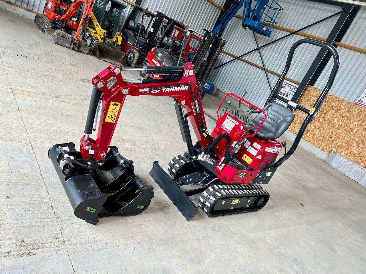Minipelle Yanmar SV08-1C capacité 1035 kg